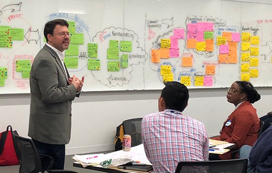 Dr. Eric Stern leads FEMA workshop presentation