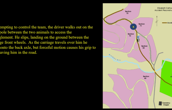 Screenshot of A GIS Supported Reconstruction of an 1877 Tragedy