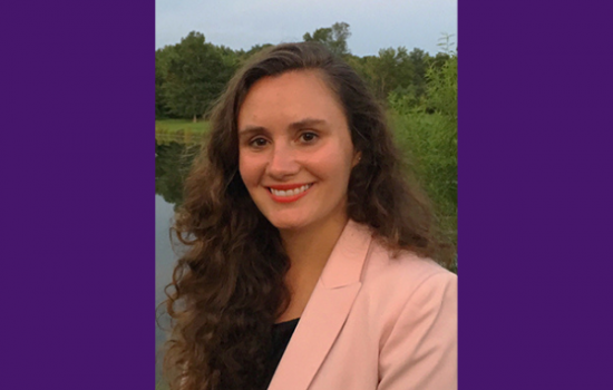 Woman smiling at camera