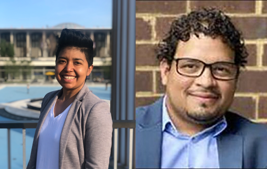 LACS PhD students Ruth Murcia and Eric Macias
