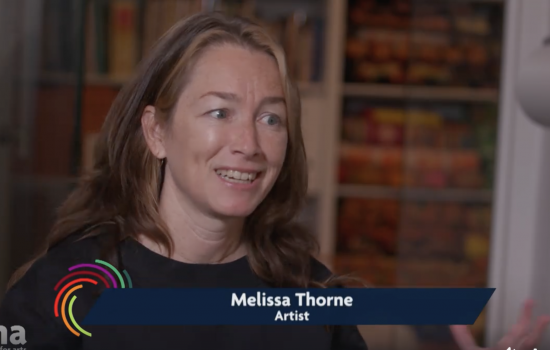 Melissa Thorne appears on an episode of AHA! A House for Arts on WMHT November 2020.
