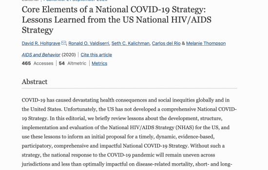 A picture of the online version of the paper shows small black text on a white background