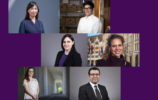 Composite photo of 6 honored UAlbany junior faculty members