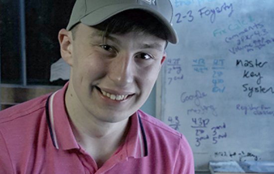 UAlbany Junior physics major Josh Martin