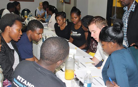 A group discussion by participants from civil society organisations and community-based organisations in Zimbabwe during a training on Parliamentary Engagement and the Petition Process