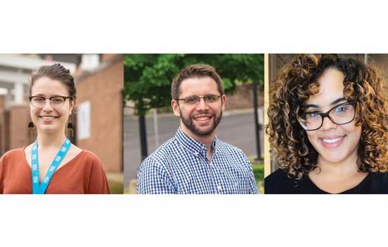 Eden Hunter (left), Kevin O’Keeffe (center) and Rulizabeth Soto (right)