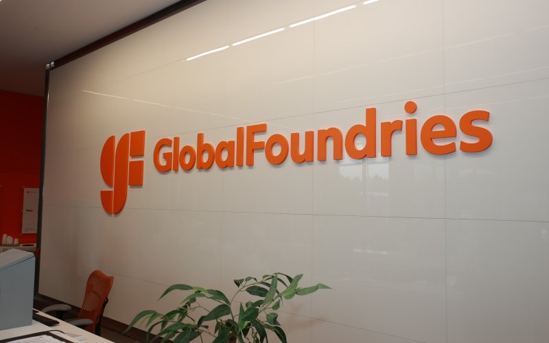 Photo from desk inside GlobalFoundries headquarters.