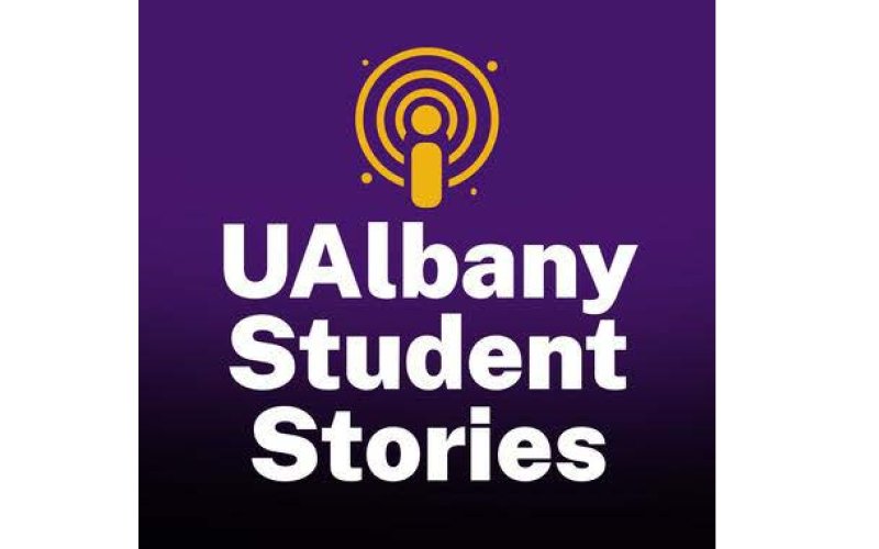 UAlbany Student Stories logo