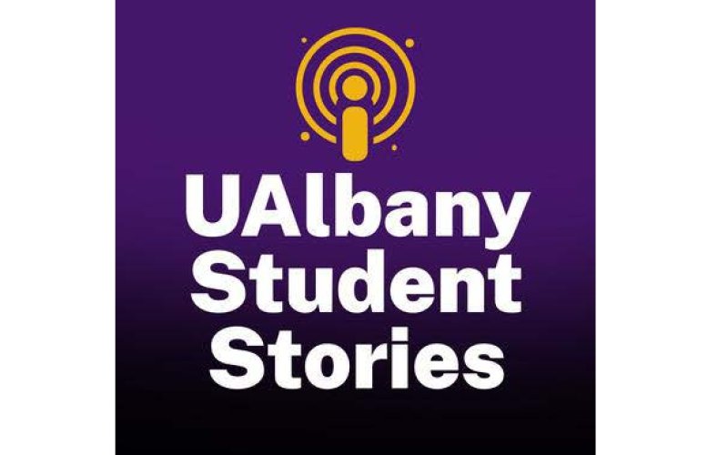 UAlbany Student Stories logo 