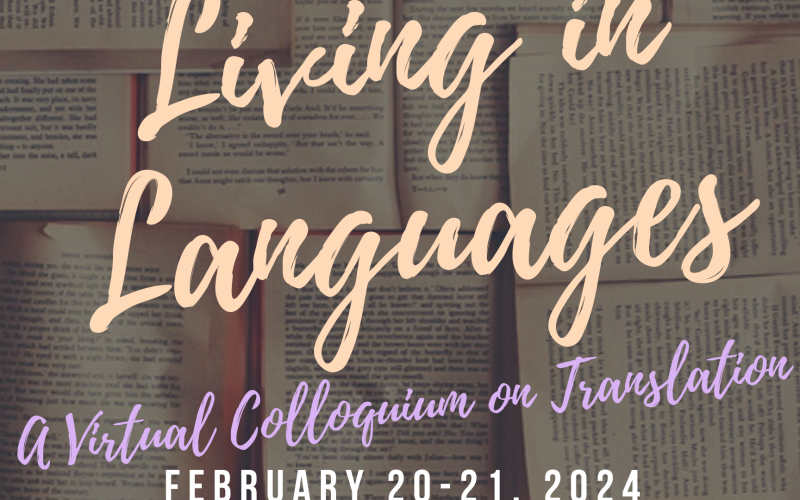 Living in Languages Colloquium 2024 flier