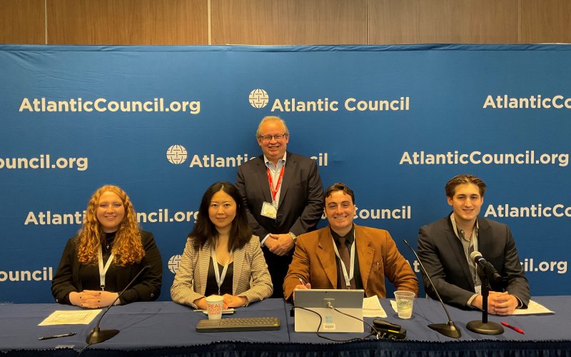 CEHC Students with Professor David Turetsky at the DC Cyber 9/12 Strategy Challenge