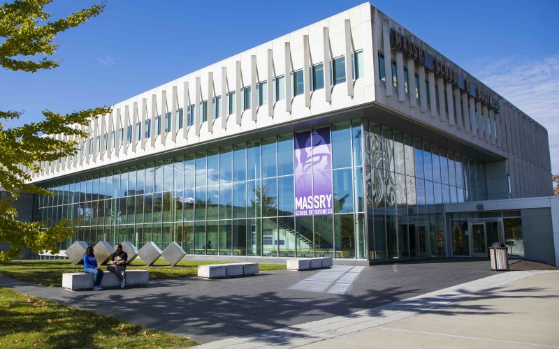 The Massry School of Business building