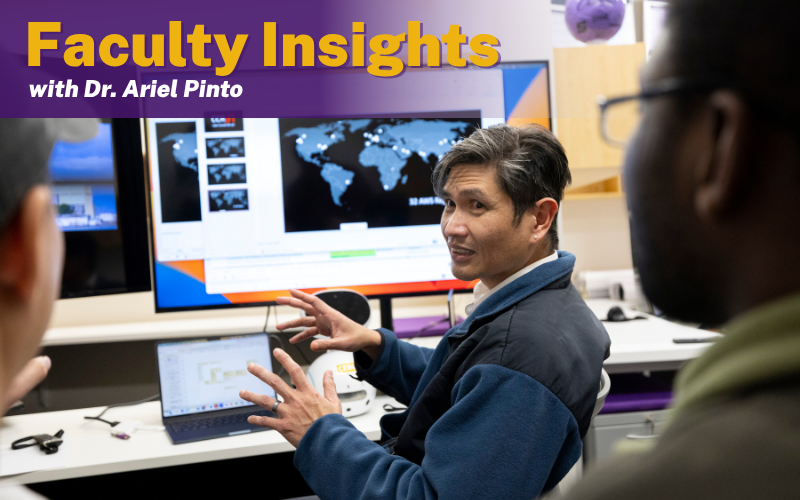 Dr. Ariel Pinto, Professor and Chair of the Department of Cybersecurity