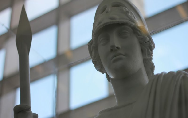 Statue of UAlbany's Minerva