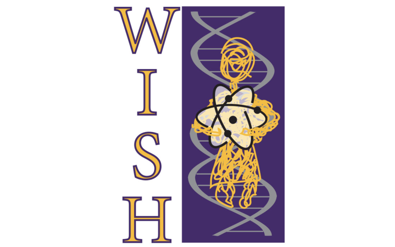 Women in Science and Health (WISH) logo.