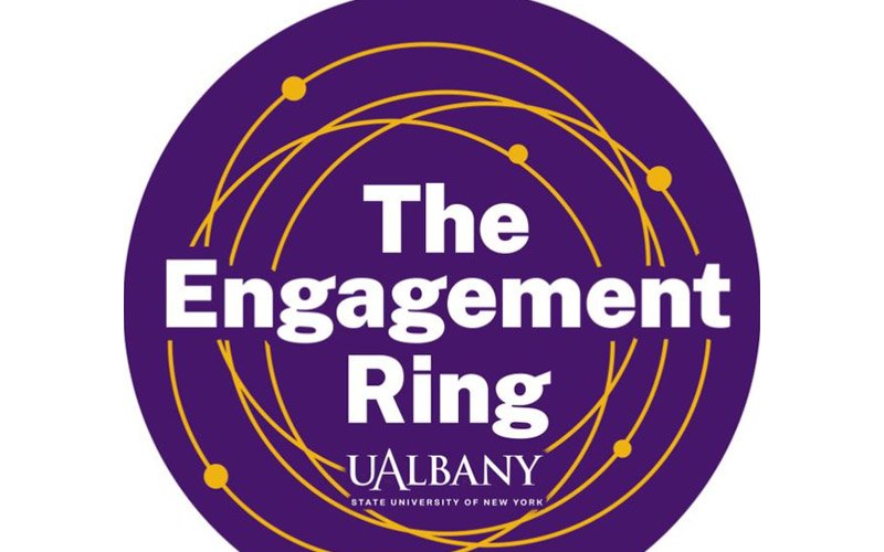 The Engagement Ring podcast logo.