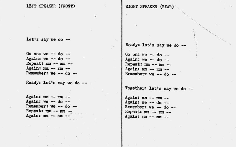 A typed out manuscript page.