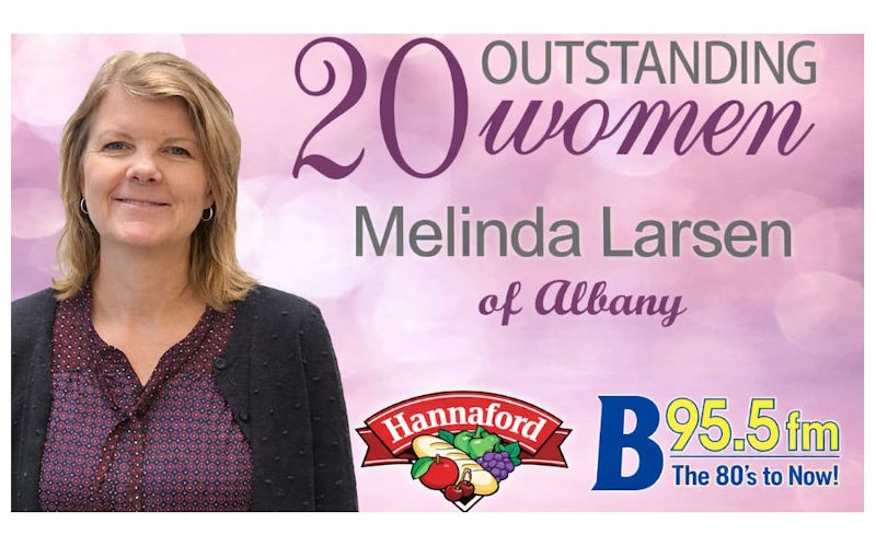 Professor Larsen 20 Outstanding Women NY Capital Region