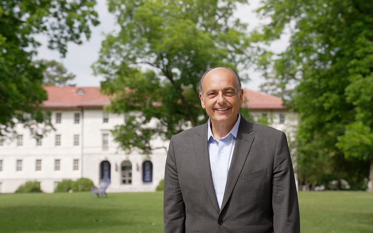Christopher Augostini on the campus of Emory University 