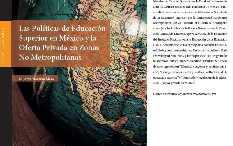 Eduardo Navarro-Meza Presents "Las Políticas de Educación Superior En México y la Oferta Privada en Zonas No Metropolitanas"