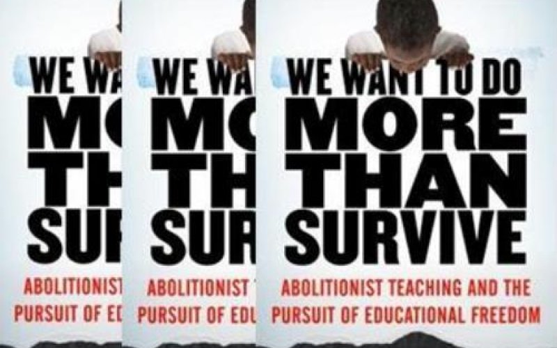 Bettina Love's book cover: We want to do more than survive: Abolitionist teaching and the pursuit of educational freedom