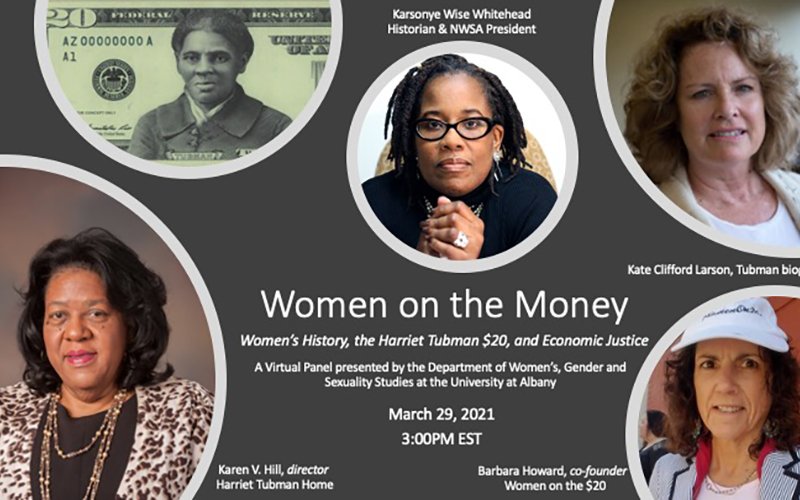 Women on the Money Women's History, the Harriet Tubman 20, and