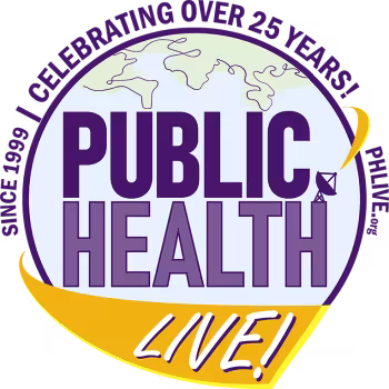 Public Health Live! logo, celebrating over 25 years