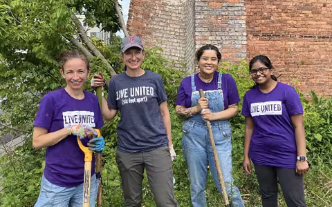 Computer Science student Jahnavi Bonagiri interning with the United Way