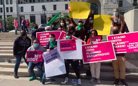 Women's March in Albany Saturday, October 2, at the West Capitol Park in Albany, including WGSS faculty, students, and alumni