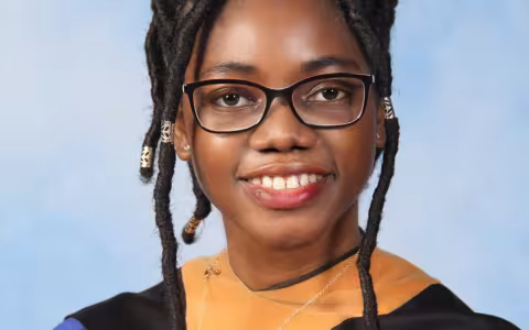 A portrait of Irene Kyei