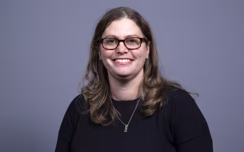 A portrait of Dr. Rachel de Long