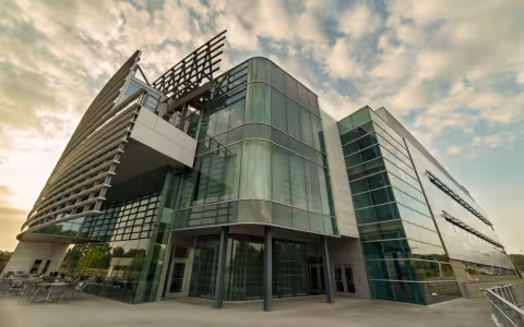UAlbany's Cancer Research Center exterior.
