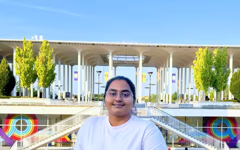 Reetikaa Munnangi in podium.
