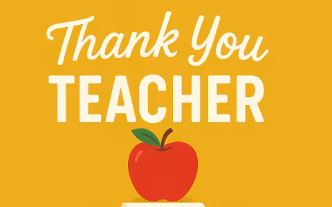 Thank you teacher