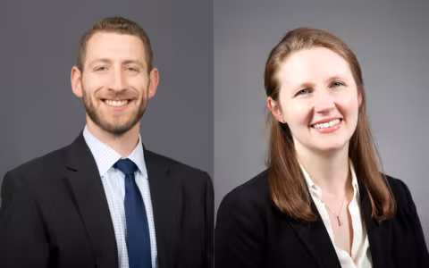 Headshot of Crayne (left) and Penta (right)