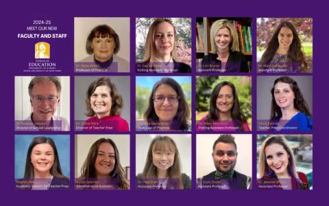 2024-25 Meet Our New Faculty and Staff with 14 portraits