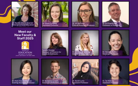 2025 Meet Our New Faculty and Staff with 11 portraits