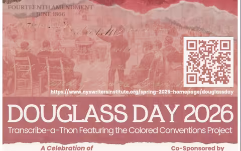 Douglass Day flyer, Feb 13, noon to 3 pm, Multipurpose Room CC