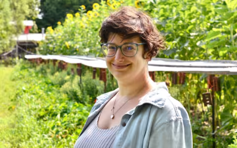 Sarah Krenicki on the Rockefeller College alum Sarah Krenicki never expected to find joy in data management.   “I have gotten so into it,” Krenicki said. “I never thought this would be me.”    After studying English literature at Green Mountain College in Vermont, she thought she’d spend her career poring over manuscripts. But she has instead found purpose and passion as the development operations manager at Camphill Village Copake campus. 