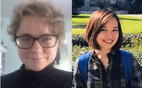 Polina Denisova and Lan Hoang