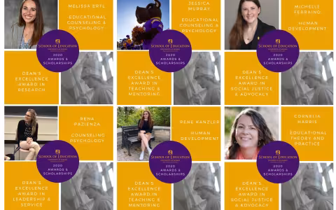 the SOE Dean's Excellence Awards recipients