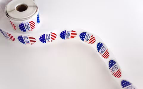 I voted sticker roll