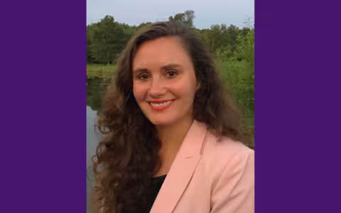 Woman smiling at camera
