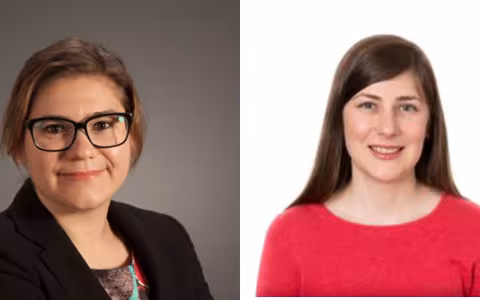 Assistant Professors Aleksandra Kovacheva and Hillary Wiener