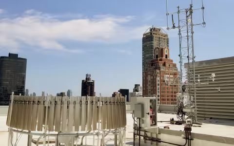 NYS weather station in Manhattan.
