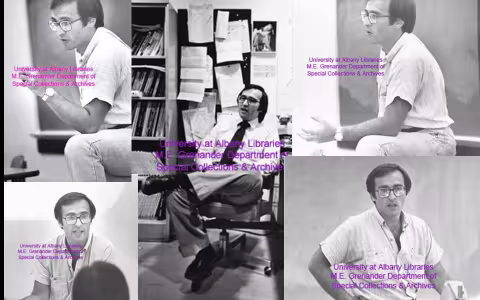 Paul Miesing teaching early in his career