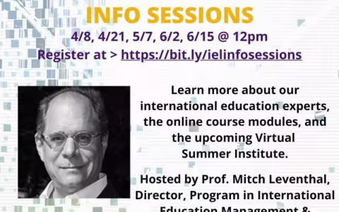 IEML Expert Series Upcoming Sessions