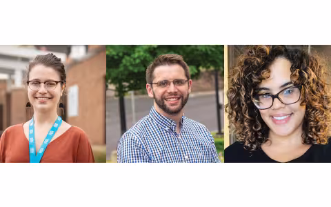 Eden Hunter (left), Kevin O’Keeffe (center) and Rulizabeth Soto (right)