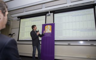 COE's Nick Bassill unveils a customized dashboard for partnering BOCES school district to help with weather-related closing decisions.