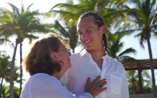 Photo of Kaio DaSilva and his mother.